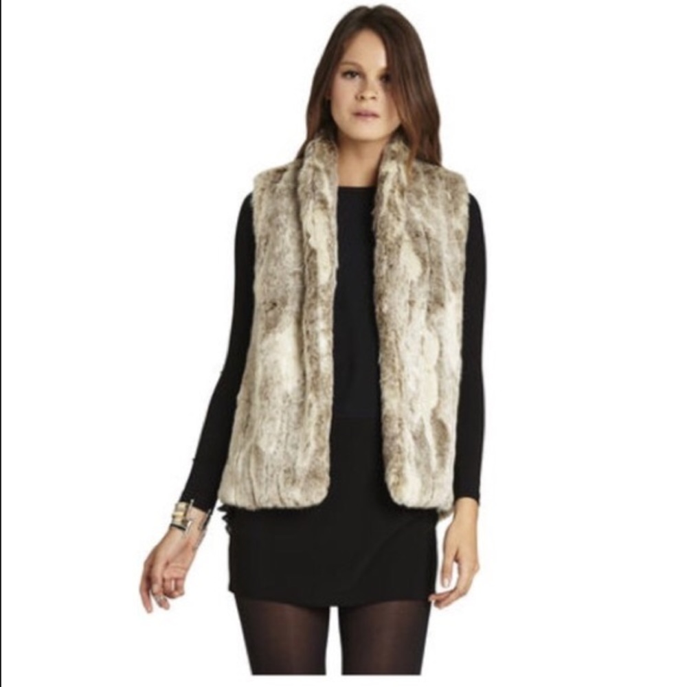 BCBGeneration Faux Fur Vest
